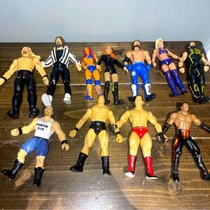 Wwe action figures vintage Wrestling Action Figures Set bundle